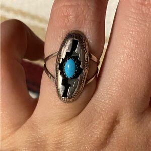 Authentic Turquoise &
Sterling Silver ring